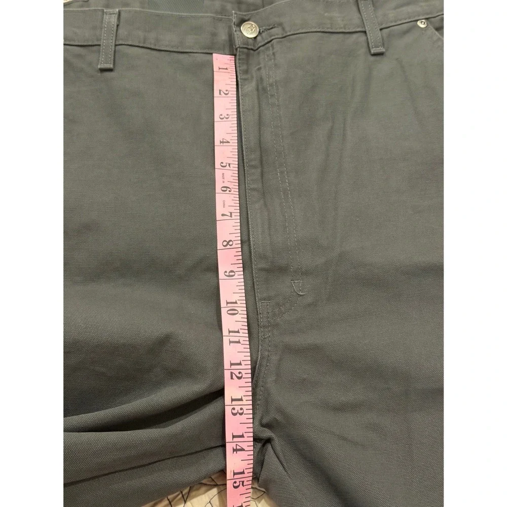 Dickies Carpenter Jeans Mens 48x32 Gray NWT Relaxed Fit Duck Work Pants 1939RSL